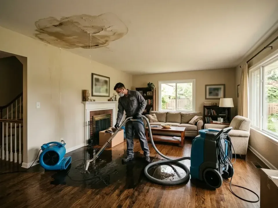 attic-pipe-burst-ceiling-drip-008 — frequently asked questions, Water Damage Restoration & Carpet Care in Pleasant Prairie,…